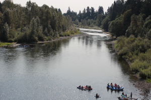 Clackamas river, photo courtesy Clackamas River Basin Council