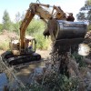 Adding gravel to the structure