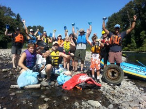 Down the River Cleanup Photo by Chris Ortolano