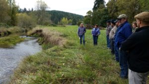 Board views possible project site on Milk Creek