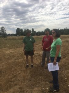 Site visit with cooperatiors give enable Ahr to see first hand resource concerns of landowners.