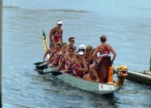 Dragonboat racing is just on of Cloutier's many passions.