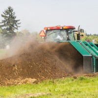 Mechanized compost turning