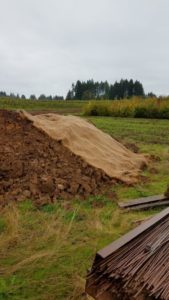 Special fabric covers exposed soil, reducing erosion.